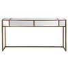 Reflect Mirrored Console Table, Furniture by Uttermost, 62" width x 32" height x 14" depth thumbnail 1
