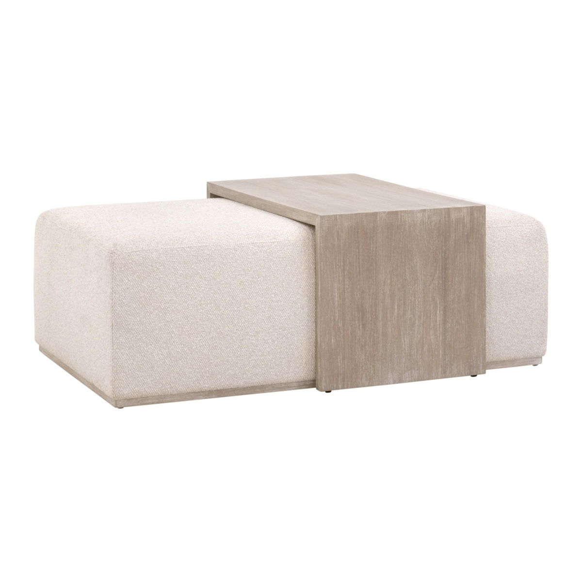 Dovetail Upholstered Coffee Table, by Essentials for Living, 54.5" width x 20" height x 35.5" depth View 2