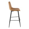 Alibi Barstool Tan - Set Of Two, Counter & Bar Stool by Moe's Home, 17.7" width x 41.5" height x 20" depth thumbnail 5