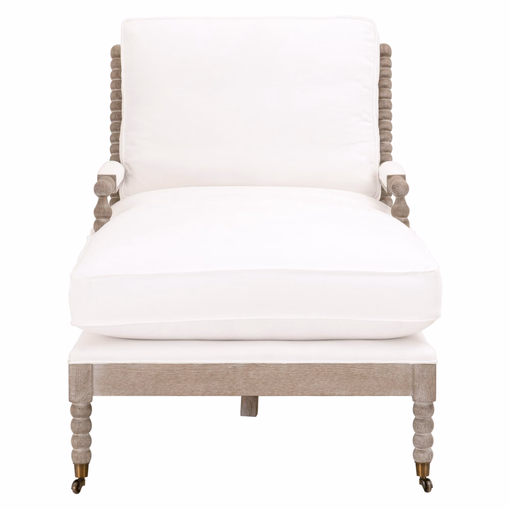 Rouleau Chaise Lounge, Accent Chair by Essentials for Living, 31.5" width x 38.5" height x 67" depth thumbnail 2