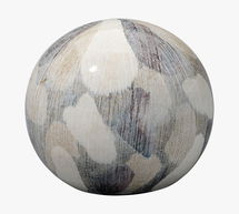 Online Designer Home/Small Office Ceramic Painted Sphere, 10"diam.