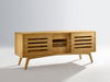 Azara Media Cabinet, Caramelized, Media Console by Greenington, 18" length x 57" width x 23" height thumbnail 5