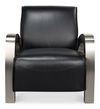 Carlisle Armchair, Leather,Onyx Black thumbnail 7