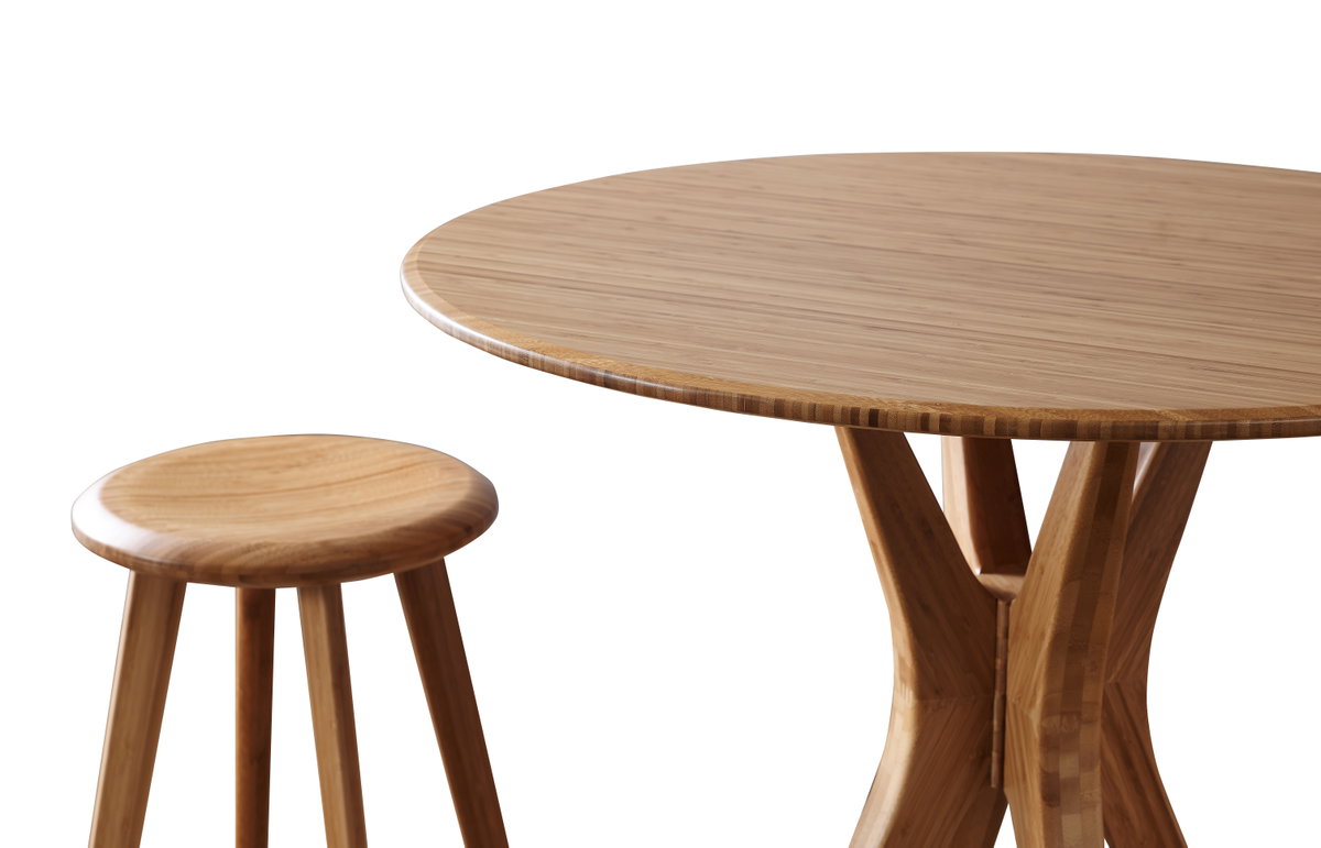 Mimosa Bar Height Table, Caramelized, Counter & Bar Table by Greenington, 36" length x 36" width x 40" height View 1