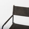 Direttore Backless 40.2in Seat Bar Stool | Brown/Gray Suede with Metal, Counter & Bar Stool by Mercana, 19.3" length x 20" width x 40.2" height thumbnail 7