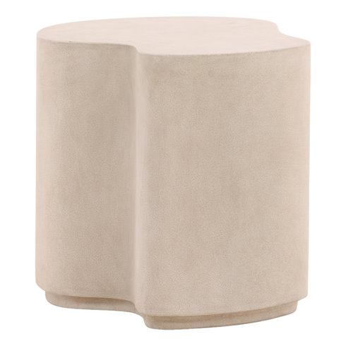 Xyra Outdoor Side Table Light Grey Large