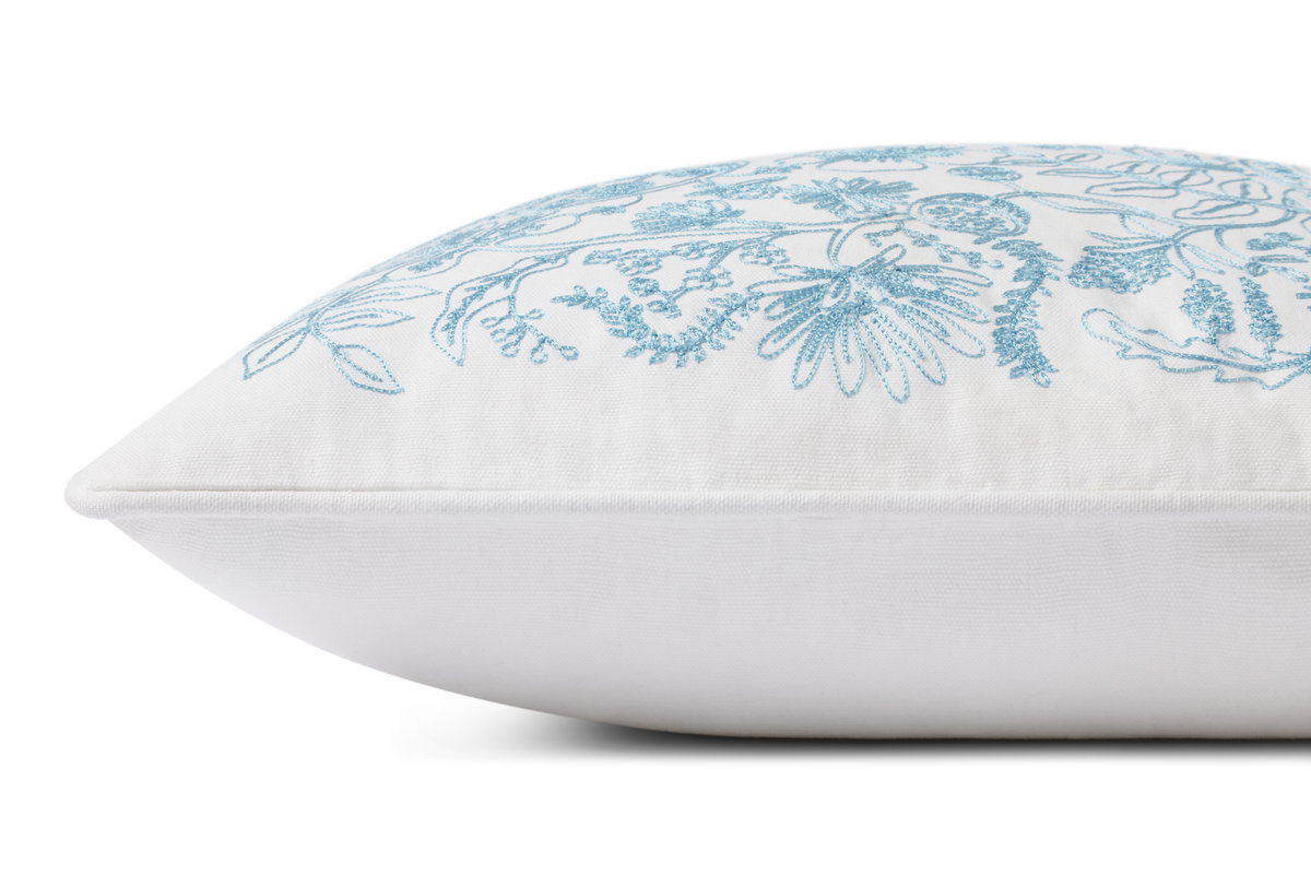 Rifle Paper Co. x Loloi No Name Pillow, Decorative Pillow, 13" length x 21" width View 3