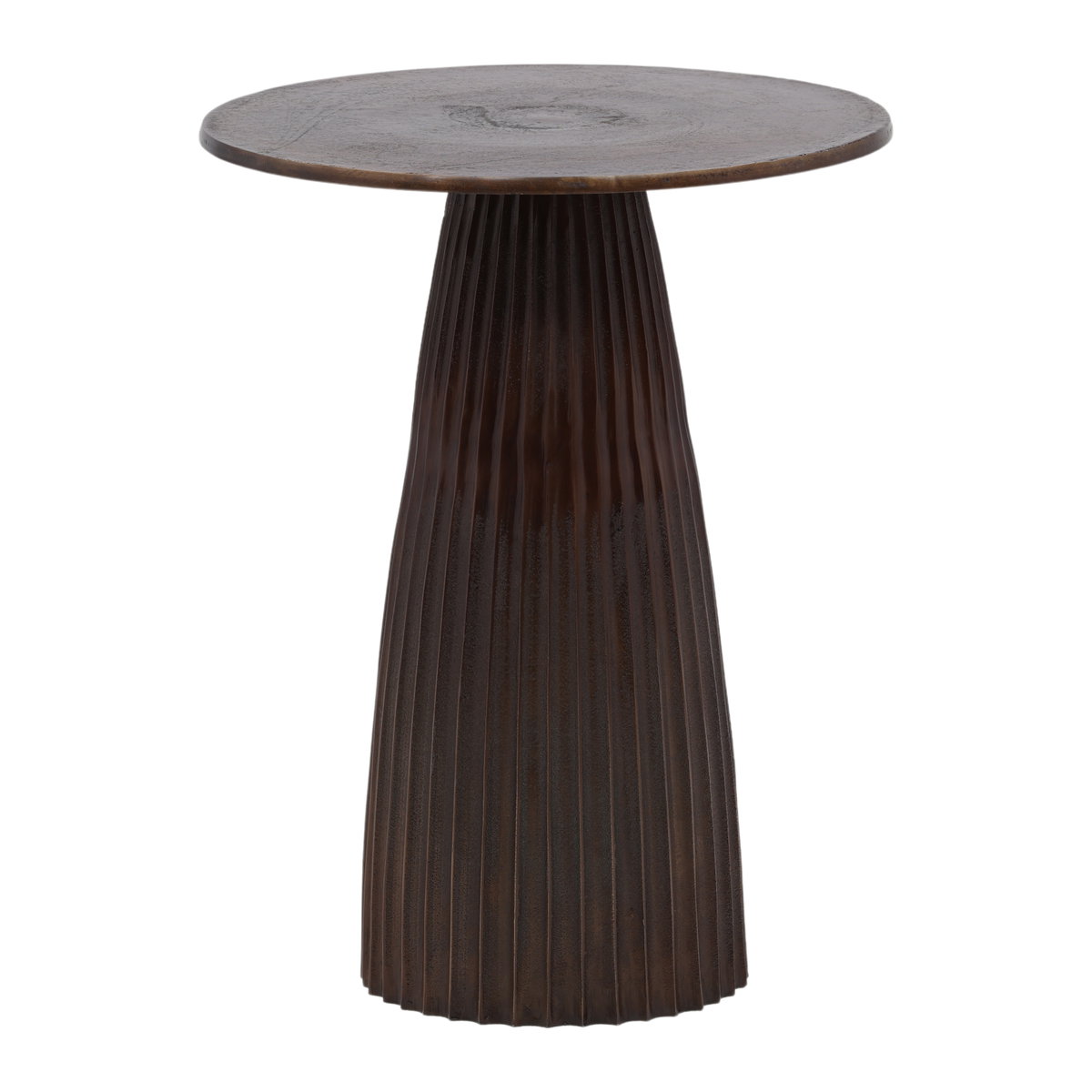 Aramis Side Table Bronze, Side & End Table by Dovetail, 17.5" width x 22.5" height x 17.5" depth View 1