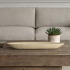Vessel Cast Ivory Canoe Bowl, Decorative Tray by Uttermost, 29" width x 2.75" height x 6.5" depth thumbnail 2