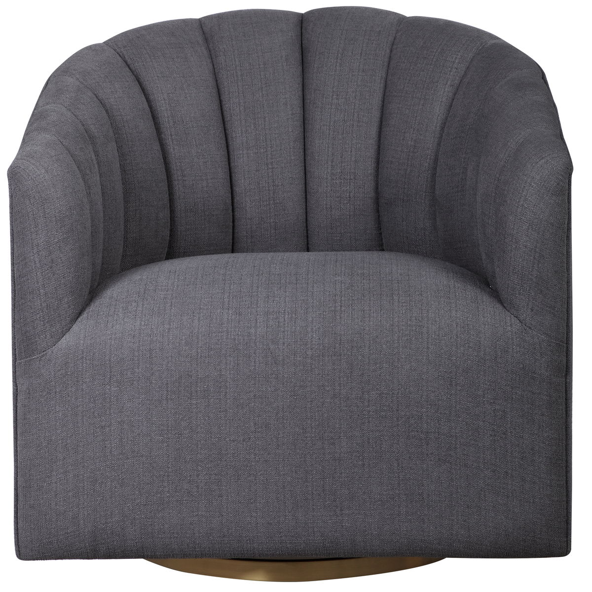 Cuthbert Modern Swivel Chair, Accent Chair by Uttermost, 31" width x 32.25" height x 32" depth View 1