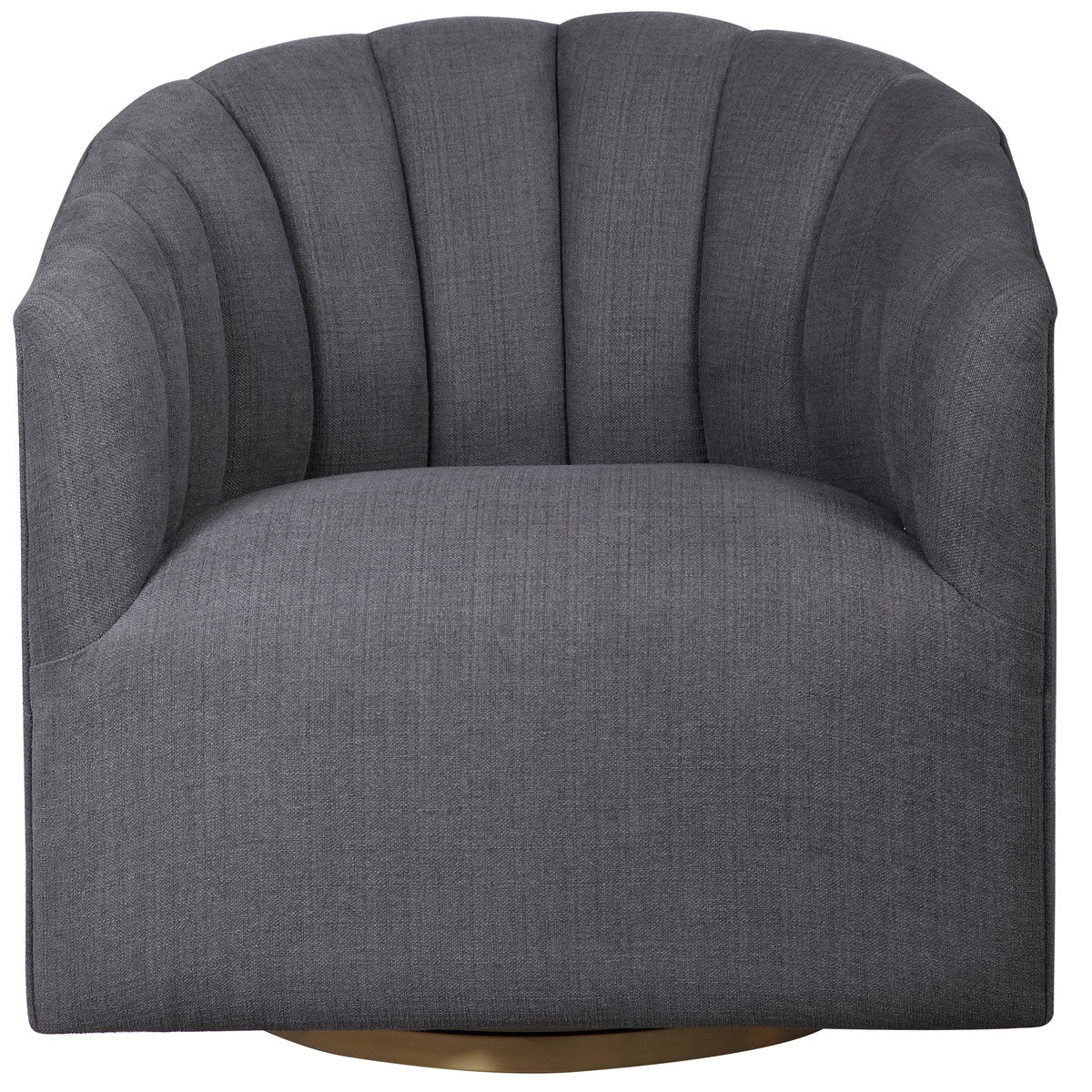 Cuthbert Modern Swivel Chair, Accent Chair by Uttermost, 31" width x 32.25" height x 32" depth View 1