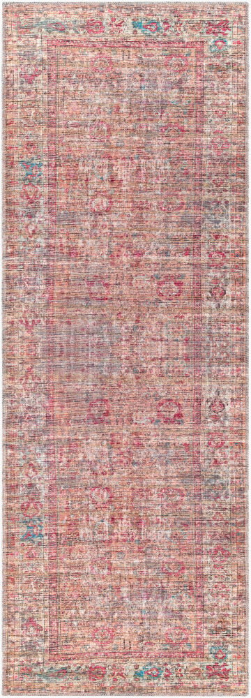 Cobb Machine Woven Rug, by Surya, 7'2.61" length x 2'7.5" width