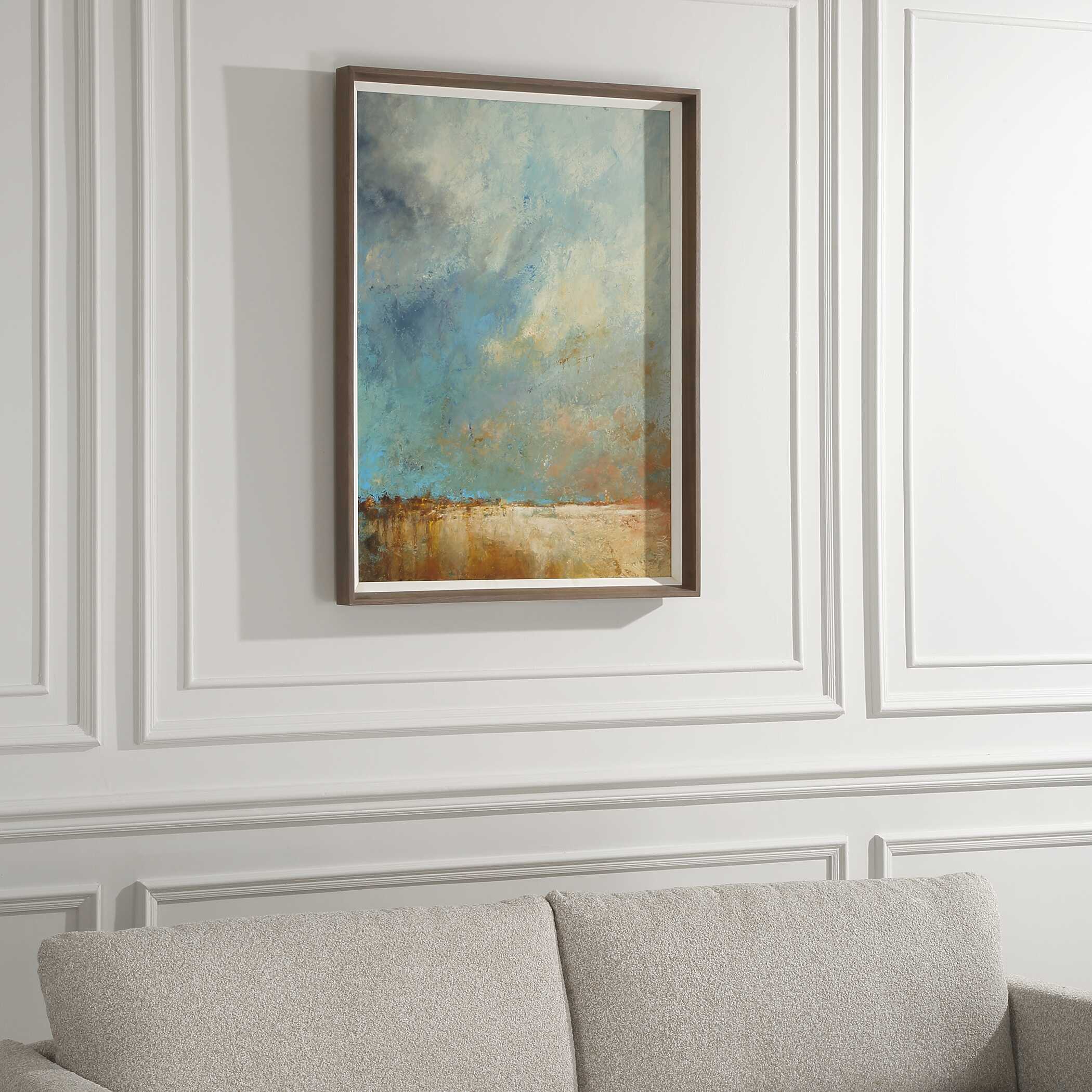 Vista Grande Framed Desertscape Print, Painting by Uttermost, 33.25" width x 43.25" height x 2.5" depth View 4