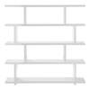 Miri Large Shelf White, Shelving & Bookcase by Moe's Home, 63" width x 63" height x 11" depth thumbnail 1