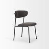 Corey Contoured Back Dining Side Chair | Gray Fabric with Metal, Dining Chair by Mercana, 22.25" length x 21.25" width x 32" height thumbnail 10