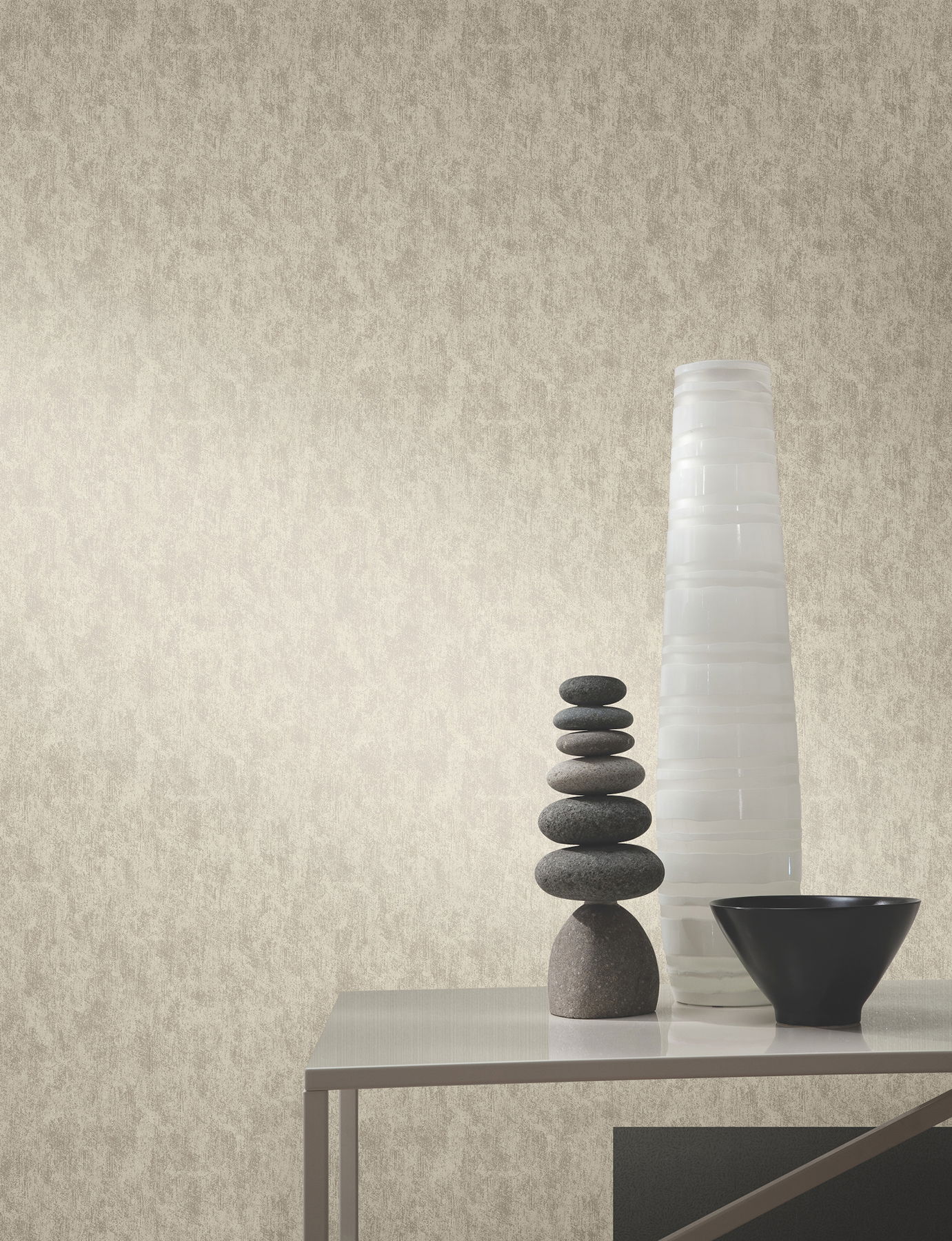 Shimmering Patina Silver Wallpaper, by York Wall, 33' length x 1'8.8" width x 0.02" depth View 3