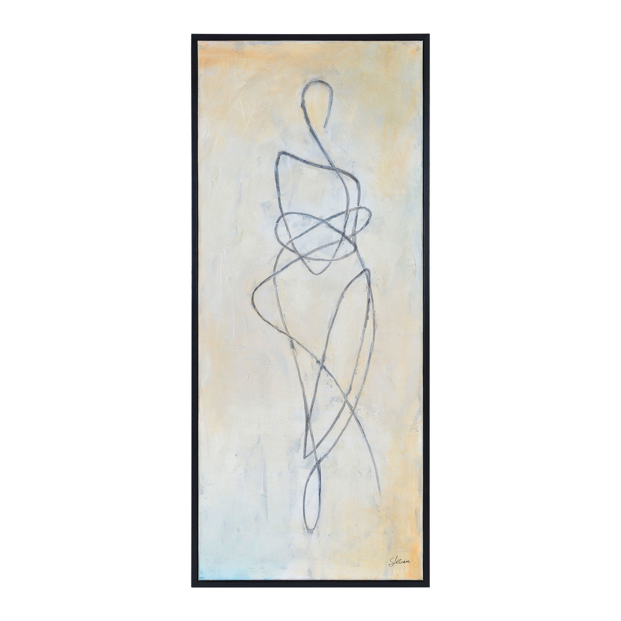 Self Canvas Art, Wall Hanging by Renwil, 21" width x 49" height x 1.4" depth View 4