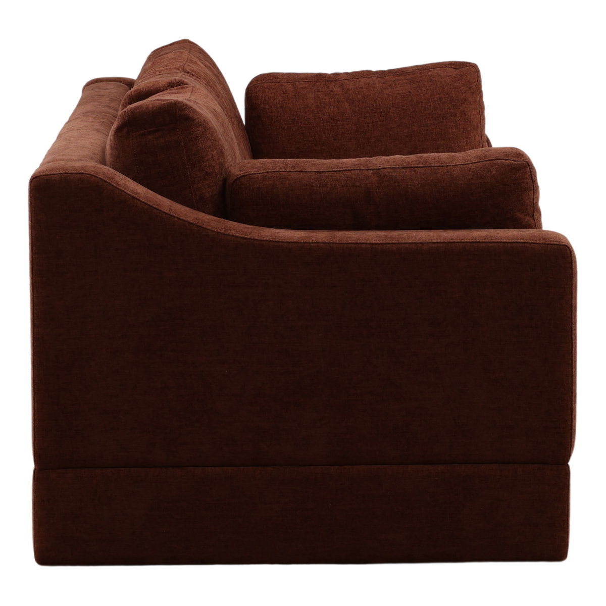Chandler Sofa Rust, Sofas & Sectional by Dovetail, 102.5" width x 33.5" height x 40.75" depth View 3