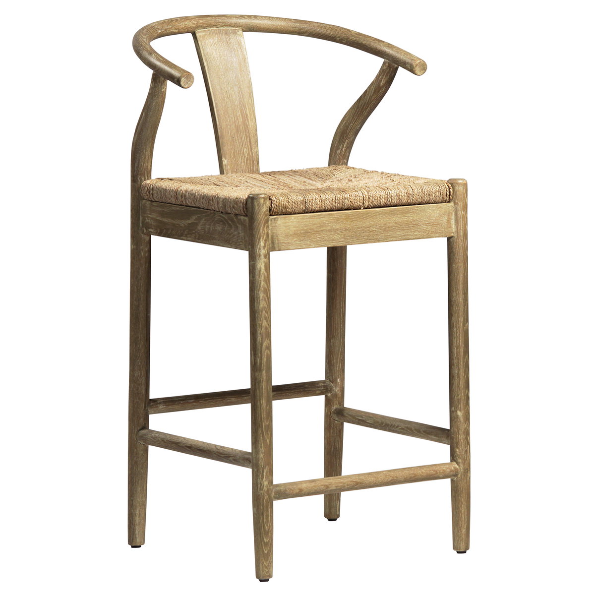 Moya Counter Stool Natural, Counter & Bar Stool by Dovetail, 20.75" width x 37" height x 20" depth View 1