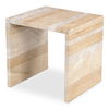 Rosa Accent Table Mixed Marble, Side & End Table by Moe's Home, 20" width x 20" height x 20" depth thumbnail 3