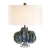 Ruffle Up Blue Green Table Lamp, by Uttermost, 18" width x 23" height x 18" depth thumbnail 1