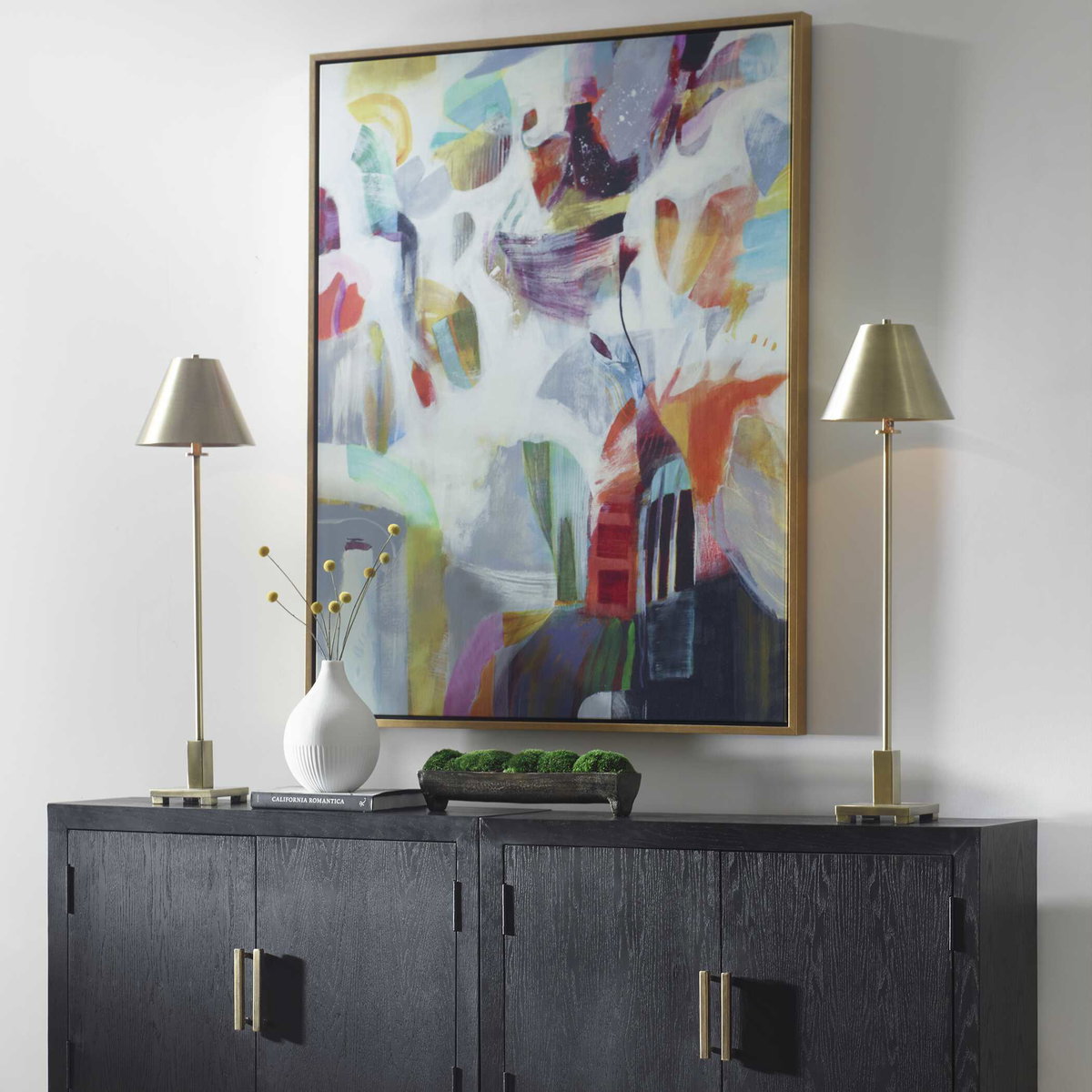 Renewal Framed Abstract Art, by Uttermost, 43.75" width x 54.75" height x 2" depth View 4