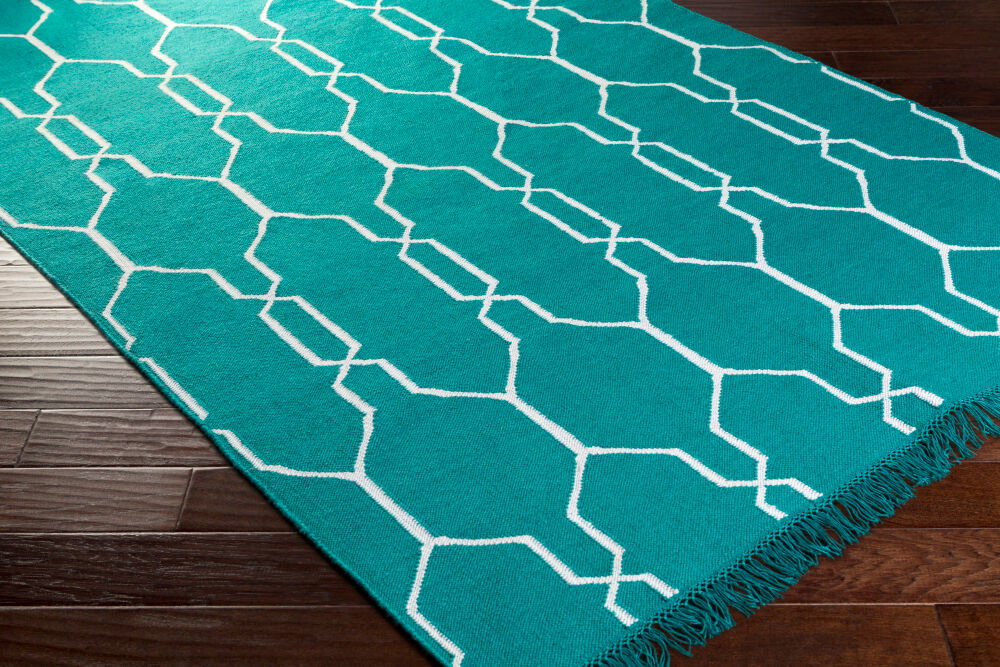 Lagoon Handmade Rug, by Surya, 5'6" length x 3'6" width
