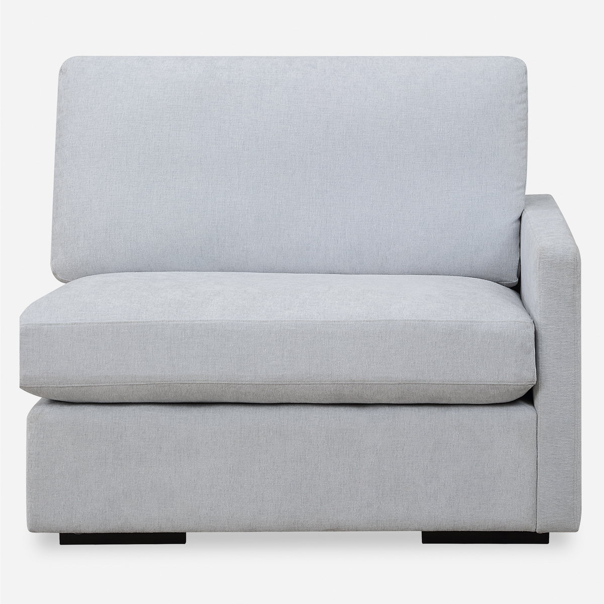 REFUGE SOFA, RIGHT ARM FACING, CLOUD BLUE, Furniture by Uttermost, 43.25" width x 30" height x 37.5" depth View 1