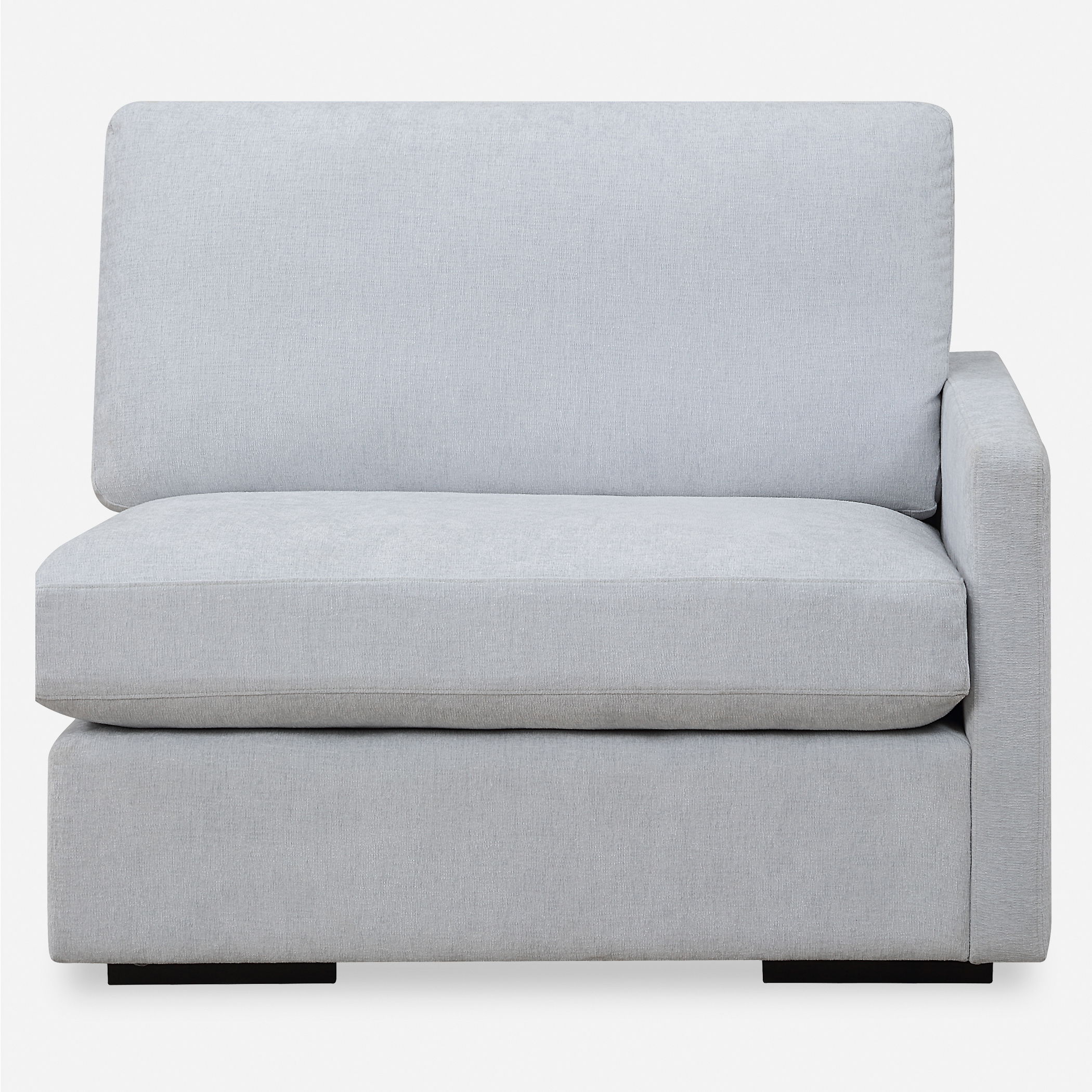 Refuge Cloud Blue Right Arm Facing Sofa large image 