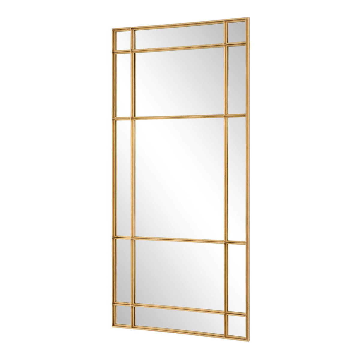 Spurgeon Gold Window Mirror, by Uttermost, 3'3.37" width x 6'7.75" height x 1.87" depth View 5