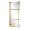 Spurgeon Gold Window Mirror, by Uttermost, 39.37" width x 79.75" height x 1.87" depth thumbnail 5