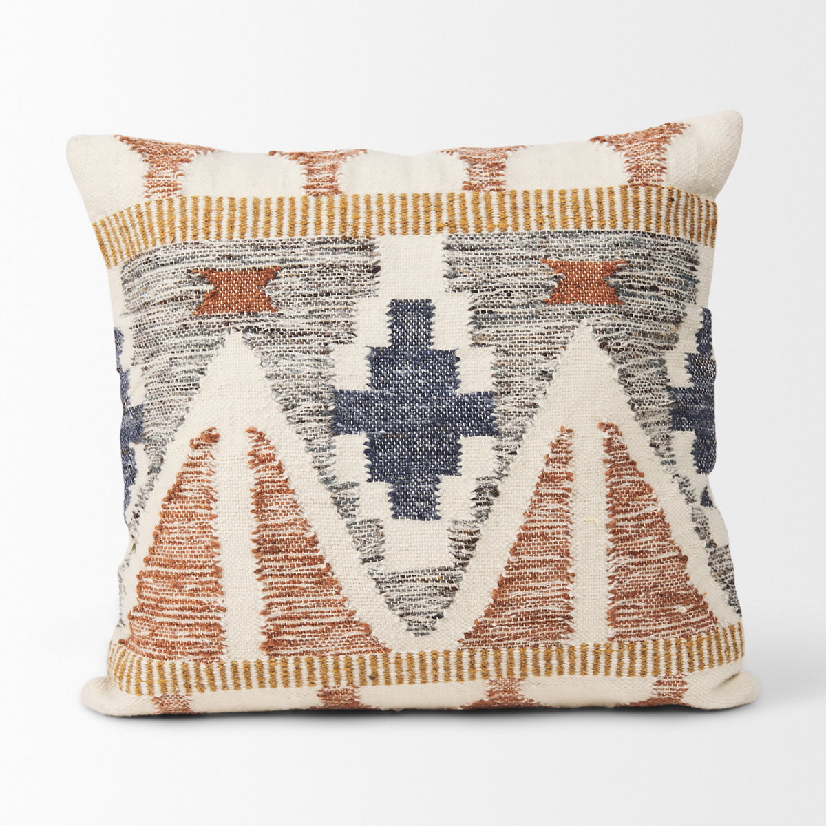 Kenzie 20x20 Square Pillow Cover, Decorative Pillow by Mercana, 20" length x 1" width x 20" height View 4
