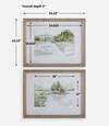 Serene Lake Framed Prints Set/2, Art by Uttermost, 26.25" width x 20.25" height x 2" depth thumbnail 3