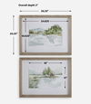 Serene Lake Framed Prints Set/2, Painting by Uttermost, 26.25" width x 20.25" height x 2" depth thumbnail 3