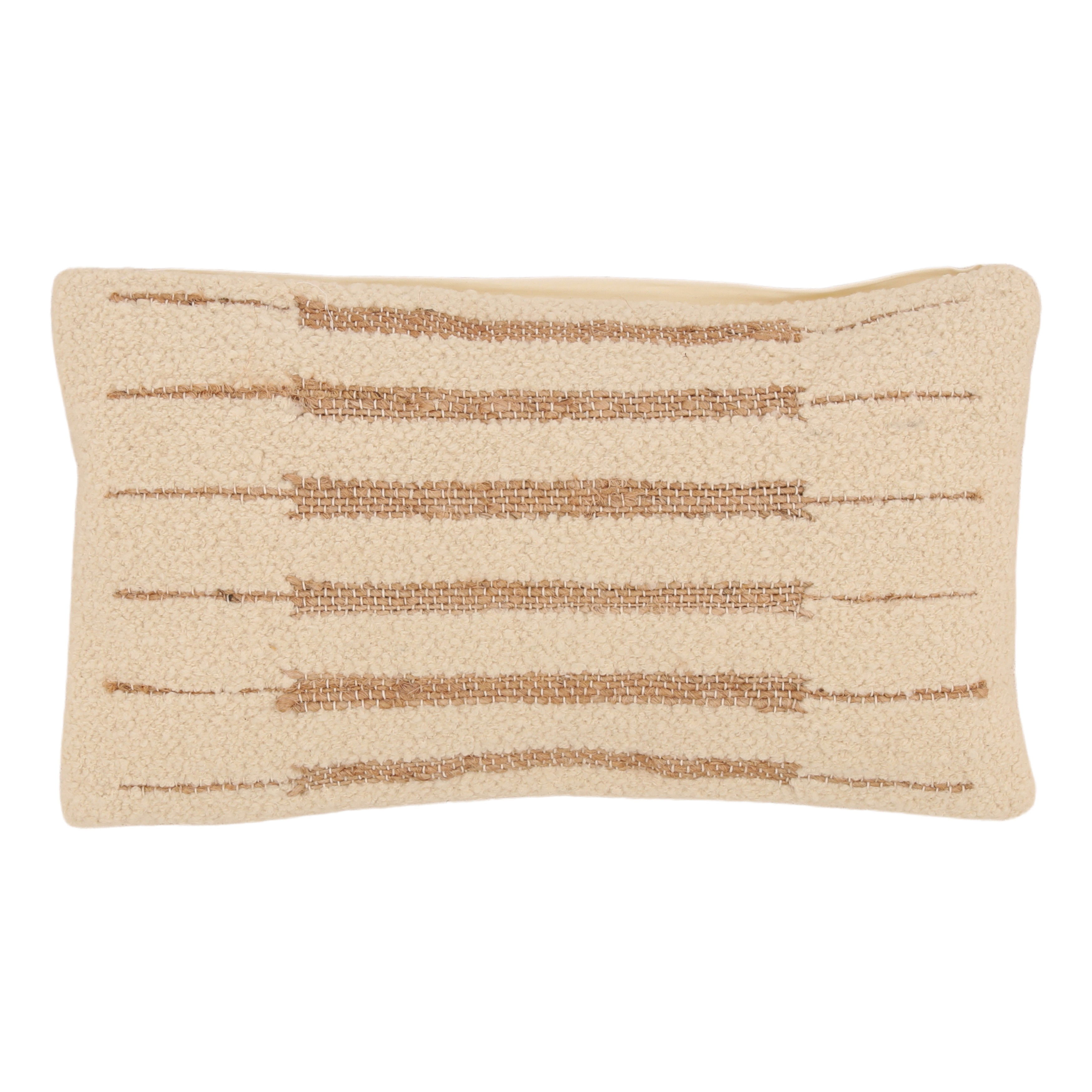 Daylin Pillow Cream, Decorative Pillow by Dovetail, 24" width x 14" height x 5" depth View 1