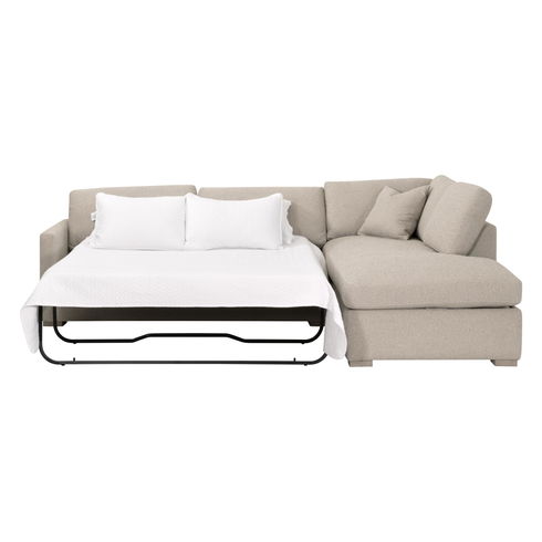 Clara 112" Slim Arm Sleeper Queen RF Sectional