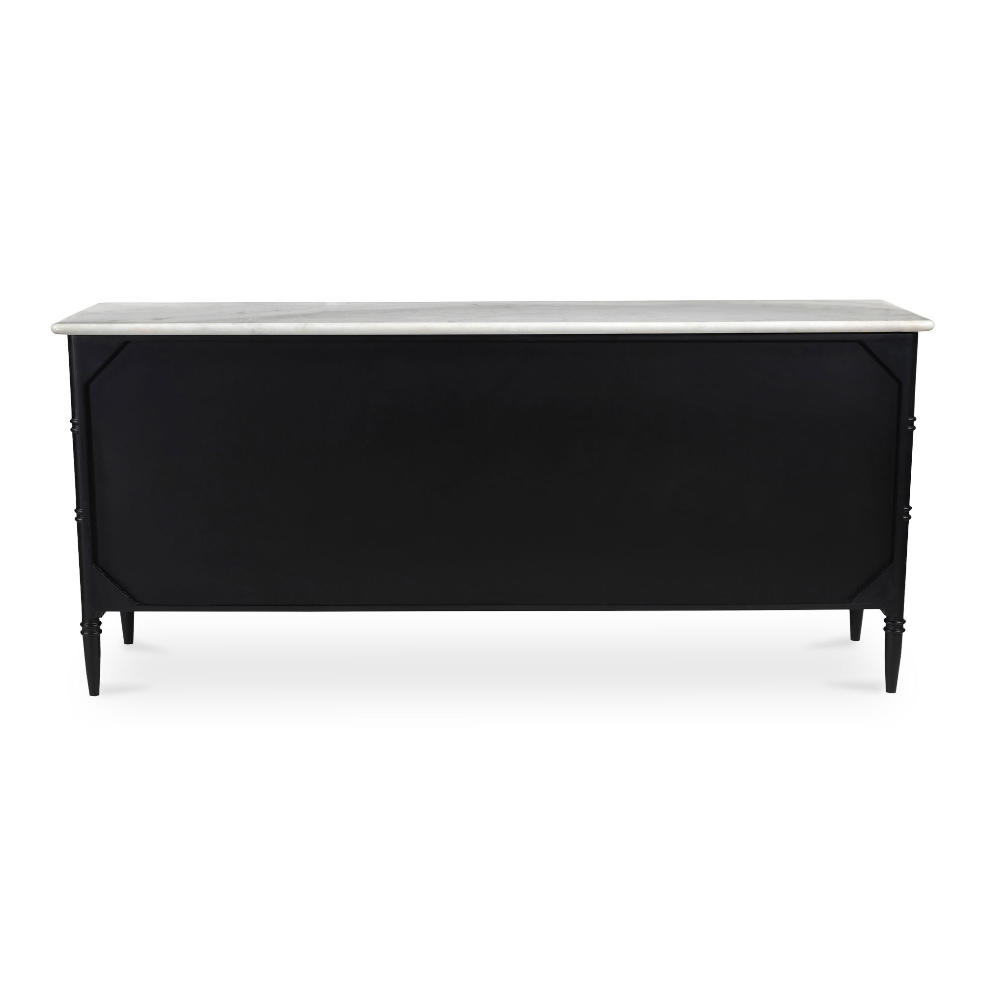 Eleanor 6 Drawer Dresser Black large image 
