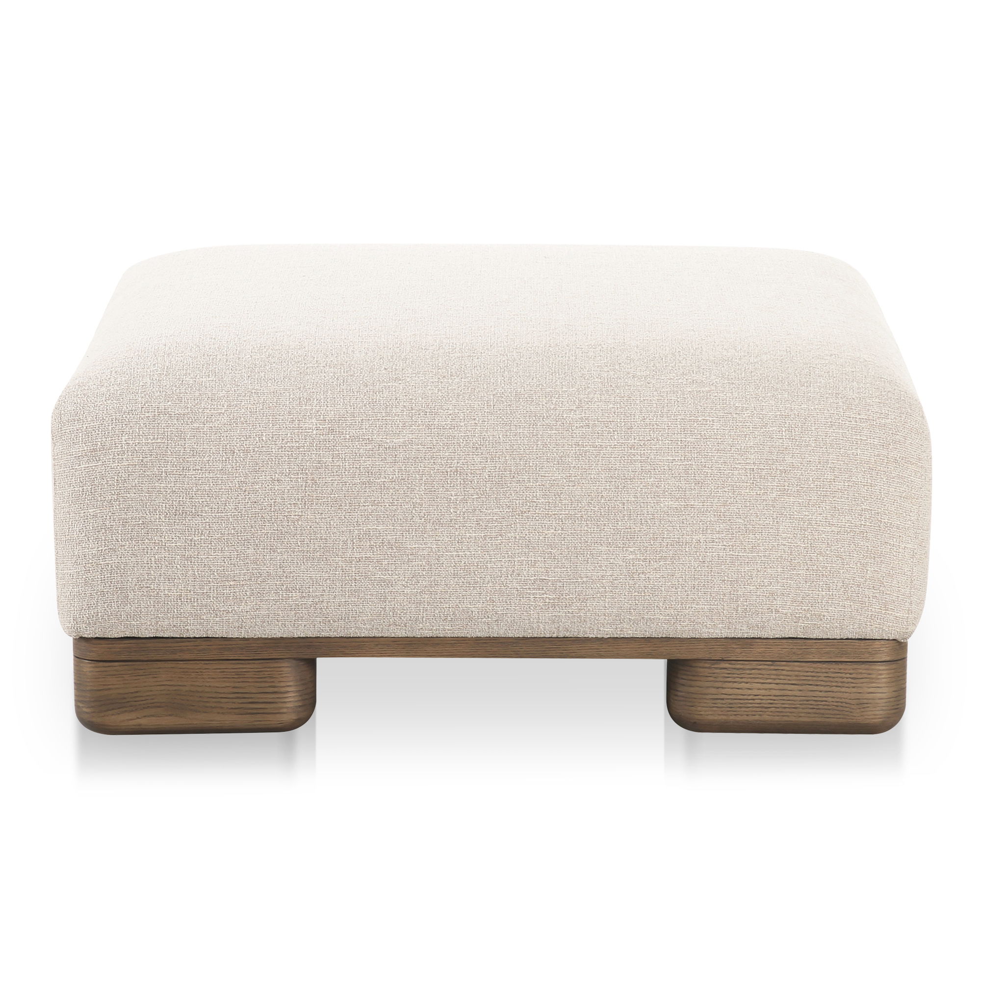 June Ottoman Oatmeal, by Moe's Home, 35" width x 16.5" height x 35" depth View 1