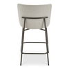 Early Counter Stool Beige, Counter & Bar Stool by Moe's Home, 21.7" width x 37.4" height x 23.4" depth thumbnail 4