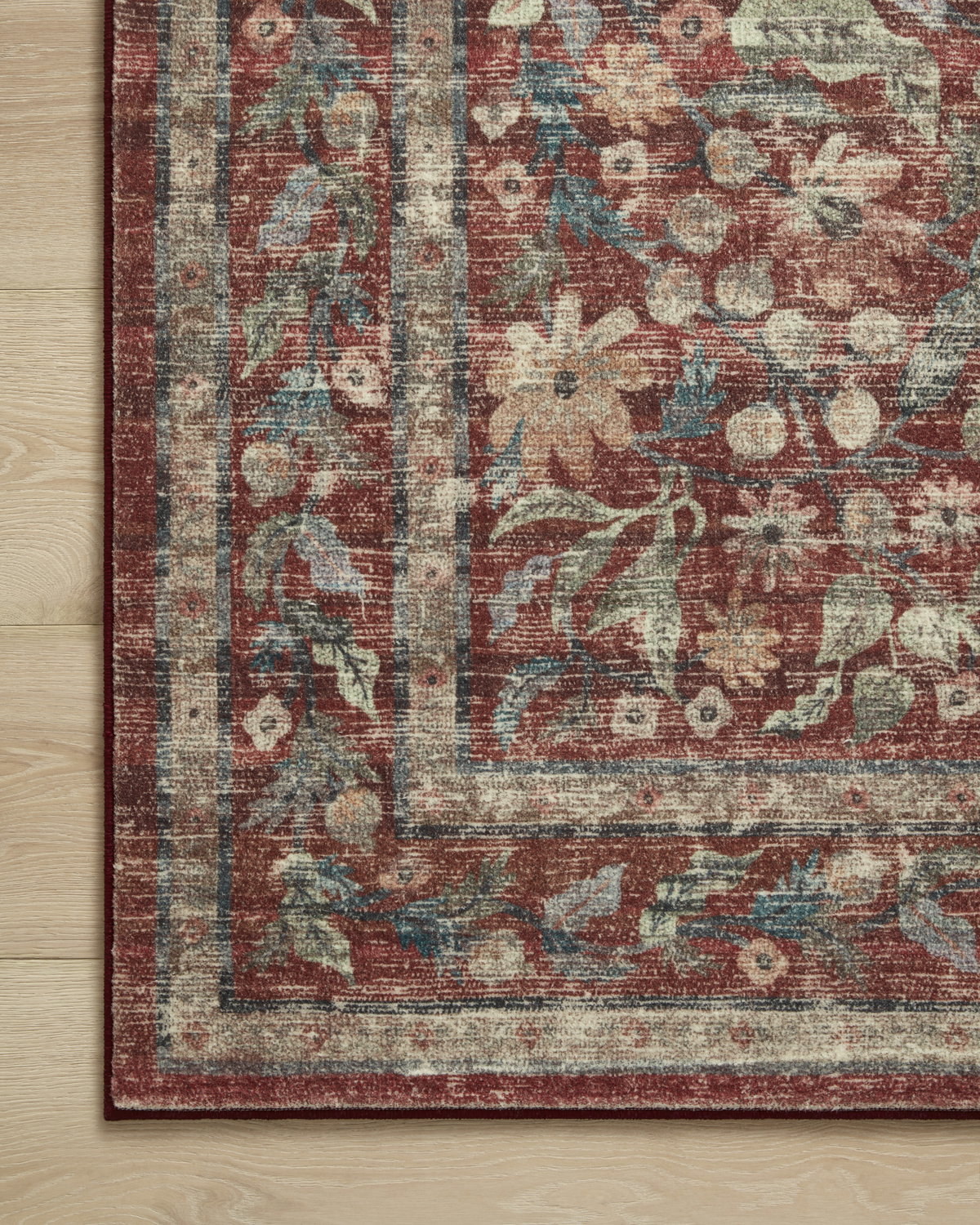 Rifle Paper Co. x Loloi Courtyard Rug, 5' length x 7'6" width View 7