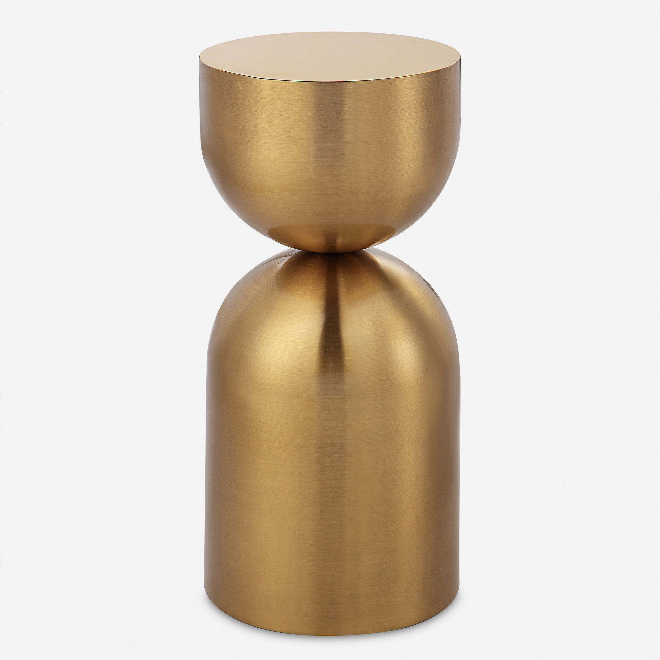 Golden Vessel Modern Accent Table large image 