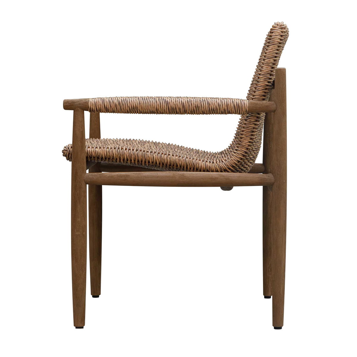 Sumba Golden Flax Outdoor Lounge Chair, Outdoor Chair by Uttermost, 2'3.5" width x 2'9.5" height x 2'5.1" depth View 3