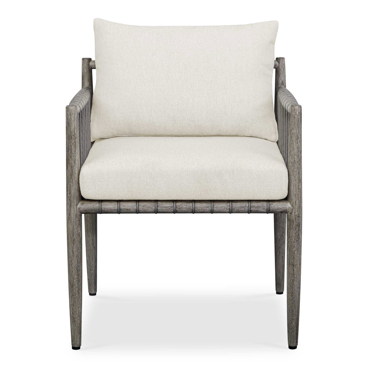 Borneo White Outdoor Dining Chair, Furniture by Uttermost, 24.3" width x 28.2" height x 24.5" depth View 1