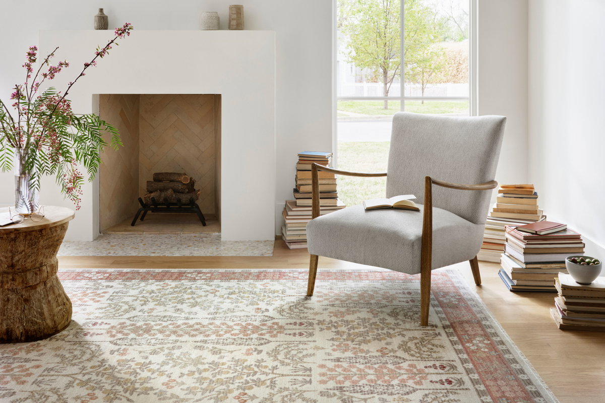 Rifle Paper Co. x Loloi Holland Rug, 2'7" length x 8' width View 4