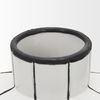 Dinah Large White with Black Stripes  Ceramic Vase, by Mercana, 9.84" length x 9.84" width x 15.94" height thumbnail 7
