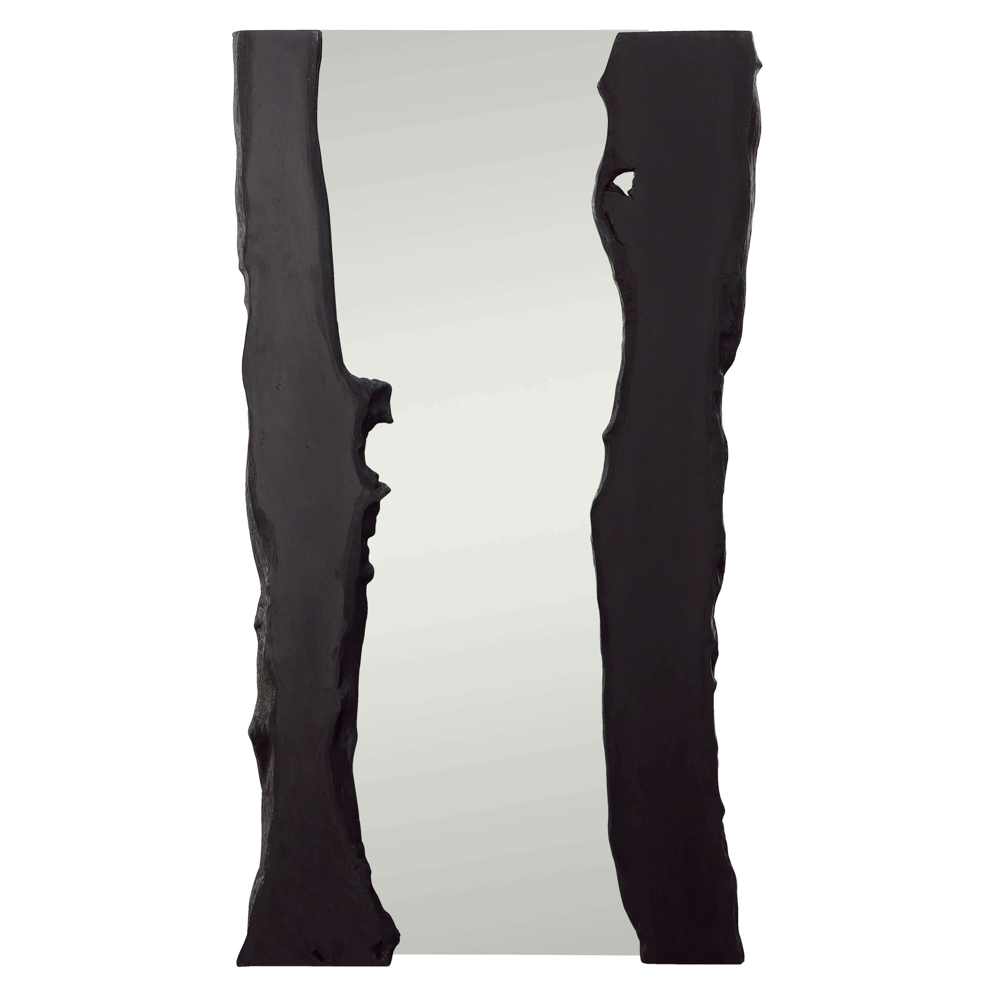 Mina Mirror Blk, Floor Mirror by Dovetail, 40.25" width x 71" height x 1.25" depth View 1