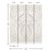 Beige Jaipur Paisley Damas Wall Mural thumbnail 4