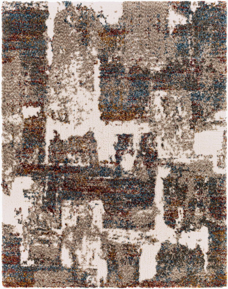 Celestial Shag Machine Woven Rug, by Surya, 1'3.75" length x 1'3.75" width