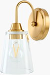 Yueva Wall Sconce, by Surya, 7" length x 5" width x 9" height thumbnail