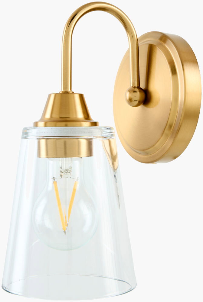 Yueva Wall Sconce, by Surya, 7" length x 5" width x 9" height